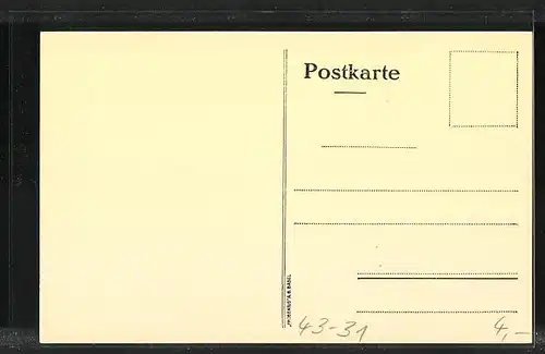 AK Öff. Kunstsammlung Basel, Hans Holbein Totentanz, Der Münch