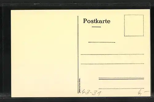 AK Öff. Kunstsammlung Basel, Hans Holbein Totentanz, Der Groff