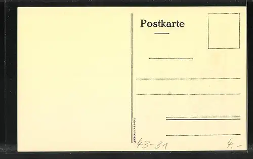 AK Öff. Kunstsammlung Basel, Hans Holbein Totentanz, Der Ratssherr