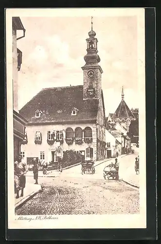 AK Mödling, Blick auf das Rathaus