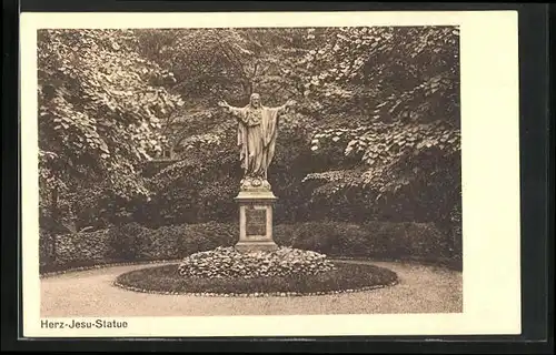 AK Wien, Herz-Jesu-Statue