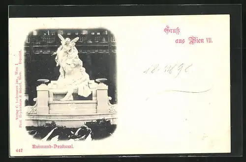 AK Wien, Raimund-Denkmal
