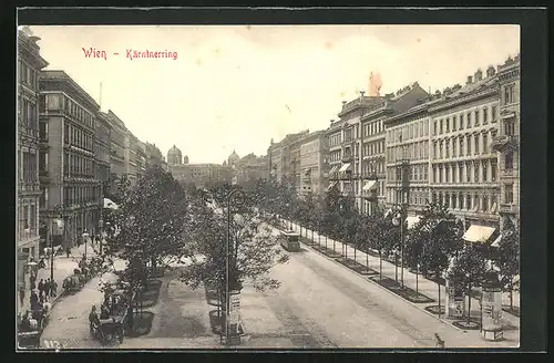 AK Wien, Blick auf Partie des Kärntnerring