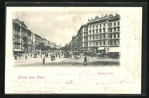 AK Wien, Strassenpartie des Kärntnerrings