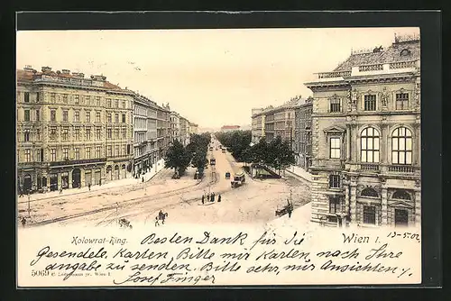 AK Wien, Blick in den Kolowrat-Ring