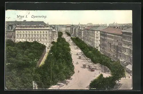 AK Wien, Blick auf den Opernring