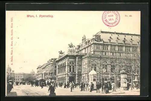 AK Wien, Strassenpartie, Opernring