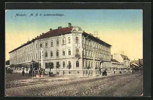 AK Miskolc, M. A. V. üzletvezetösege