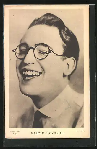AK Schauspieler Harold Lloyd