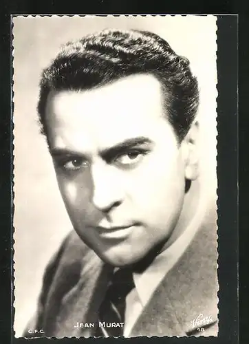 AK Schauspieler Jean Murat mit ernstem Blick
