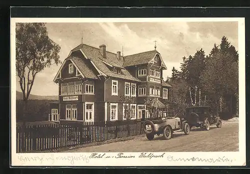 AK Braunlage /Oberharz, Hotel u. Pension Waldpark