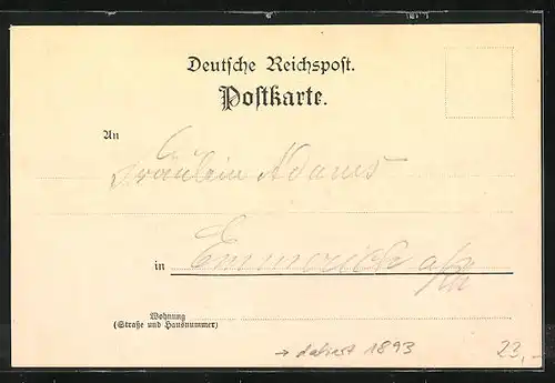 Lithographie Herdecke, Gasthaus Kaisberg