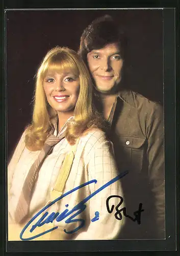 AK Musiker-Duo Cindy & Bert, mit Autograph