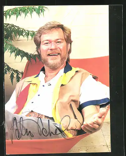 AK Musiker Peter Petrel, mit Autograph