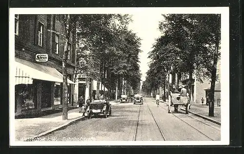 AK Westerholt, Färberei Stein in der Bahnhofstrasse