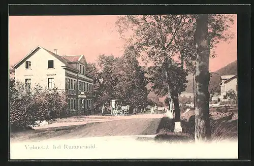 AK Rummenohl, Kutsche vor einem Gasthaus Volmetal