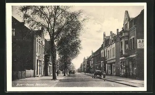 AK Buer bei Erle, Blick in die Ewaldstrasse