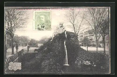 AK Lisboa, La cascade Tejos à l`Avenue de la Liberté