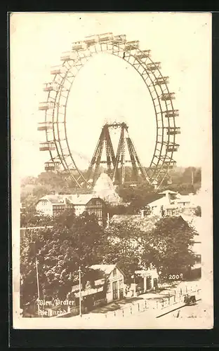 AK Riesenrad auf dem Wiener Prater