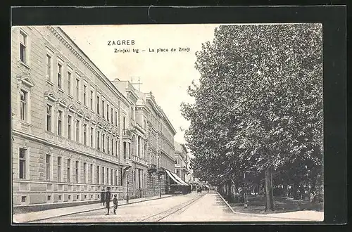 AK Zagreb, La place de Zrinji