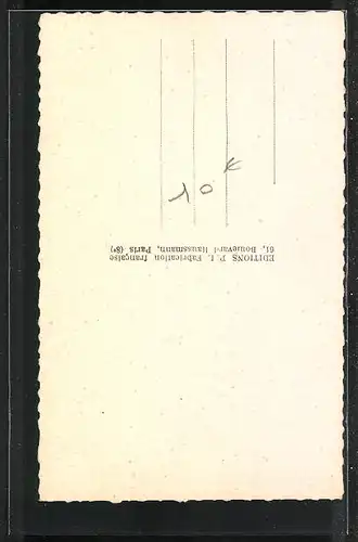 AK Schauspieler Alain Cuny nachdenklich