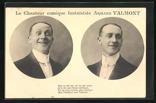 AK Schauspieler Armand Valmont