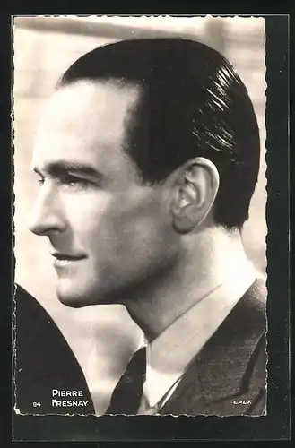AK Schauspieler Pierre Fresnay im Profil