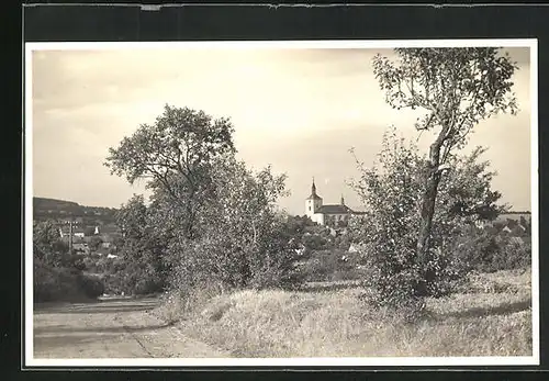 Foto-AK Krasy Trebenic, Ortspartie