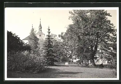 Foto-AK Krasy Trebenic, Ortspartie