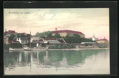 AK Roudnice nad Labem, Panorama