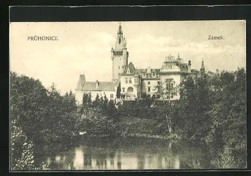 AK Pruhonice, See am Schloss Zamek