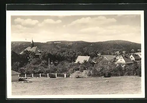 AK Hradistko /Stechovice, Panorama des Ortes