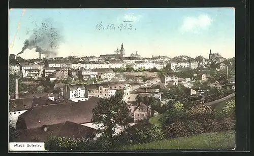 AK Mladá Boleslav, Strasse durch die Stadt