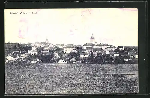 AK Jilové, Celkovy pohled, Panorama der Stadt