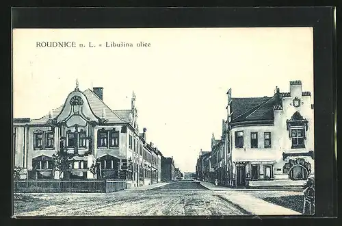 AK Roudnice n. L., Libusina ulice