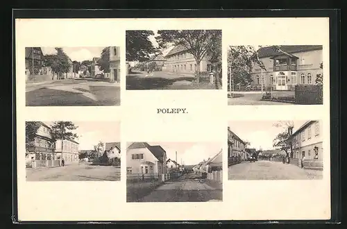 AK Polepy, Diverse Strassenpartien