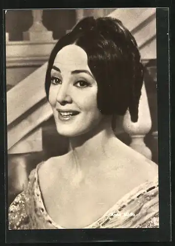 AK Schauspielerin Anna Moffo in La Traviata