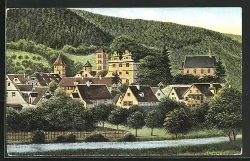 AK Hirsau, Blick zum Kloster