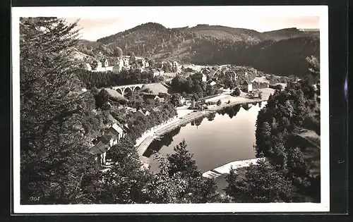 AK Ziegenrück, Blick vom Schlossberg