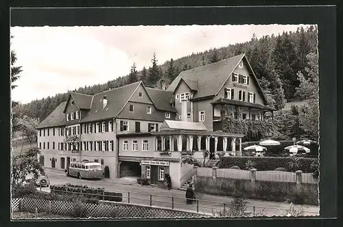 AK Berneck im Schwarzwald, Gasthof und Pension Waldhorn