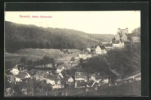 AK Berneck / Schwarzwald, Gesamtansicht