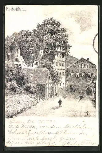 AK Hirsau, Strassenpartie am Kloster