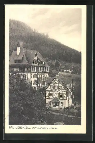 AK Bad Liebenzell, Missionshaus im Lobetal