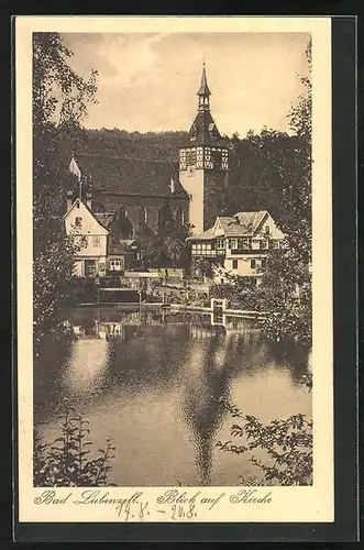 AK Bad Liebenzell, Blick zur Kirche