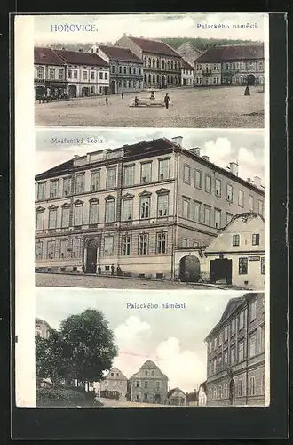 AK Horovice, Palackeho namesti & Mestanska Skola