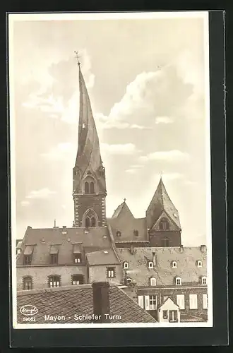 AK Mayen, Blick auf den Schiefen Turm