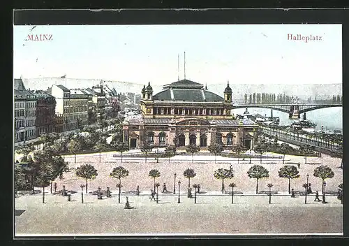 AK Mainz, Blick auf den Halleplatz