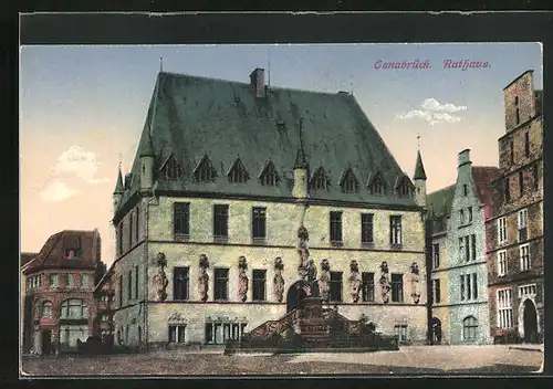 AK Osnabrück, am Rathaus