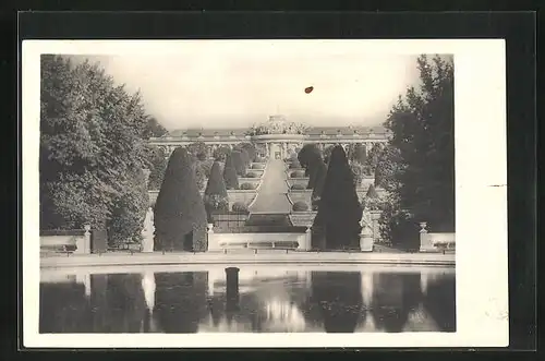 AK Potsdam, Blick auf die Schlossterrassen