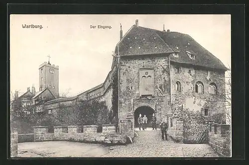 AK Eingang zur Wartburg
